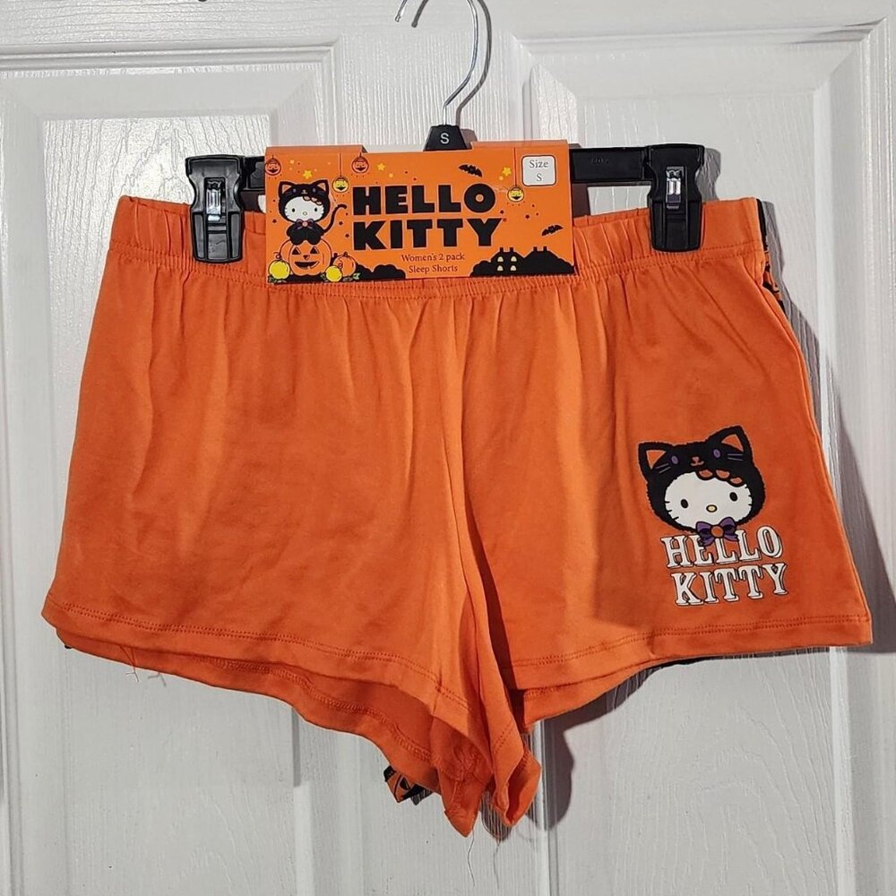 Halloween Hello Kitty Pajama Shorts Set